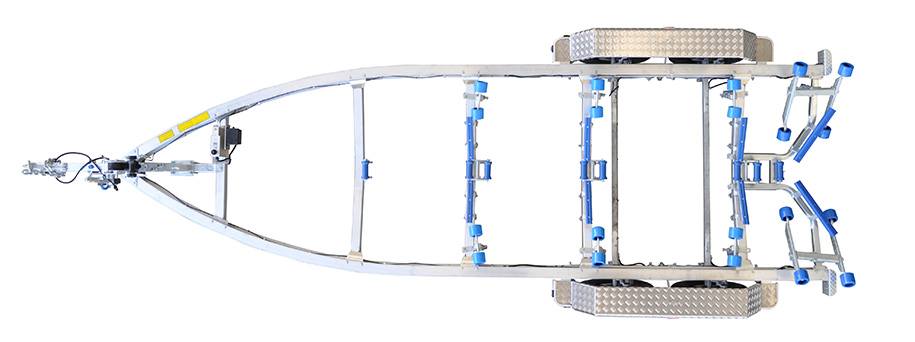 7.6m Tandem Roller Braked